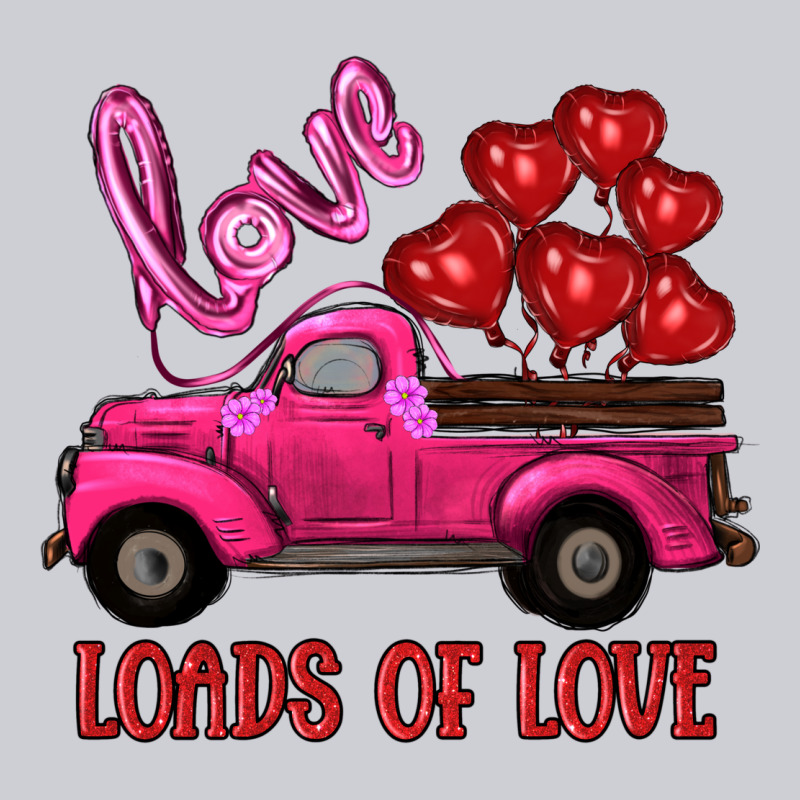 Valentine's Day Loads Of Love Turck With Balloons Heavyweight Sweatshirt by RanaPortraitStore | Teevron