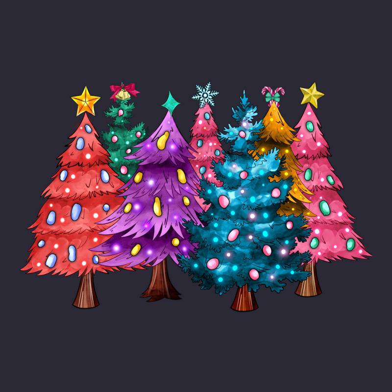 Christmas Trees And Lights Vintage Tee by MaliasSmallBusiness | Teevron