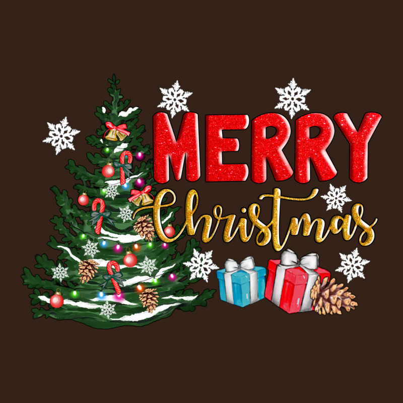 Merry Christmas Tree Heavy Core Tee by AdoDesignShop | Teevron