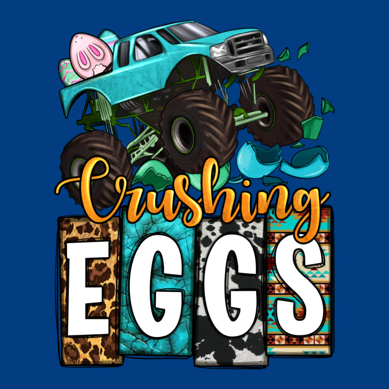 Easter Day Monster Truck Crushing Eggs Premium Sweatshirt by OliviaCreatesArt | Teevron