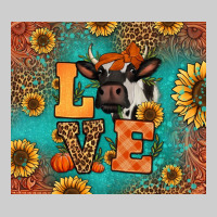 Love Autumn Cow Premium Tee | Teevron