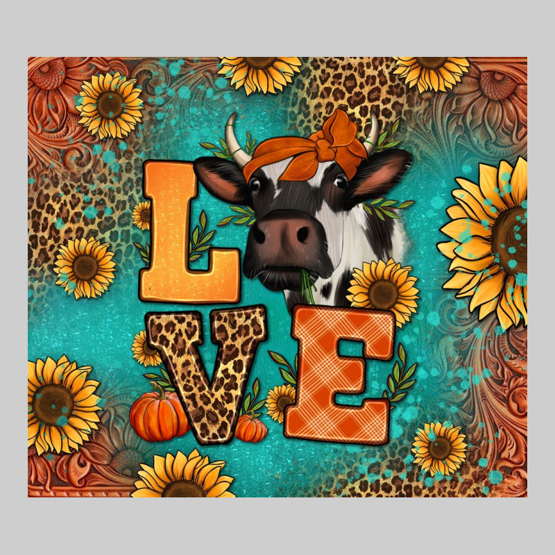 Love Autumn Cow Premium Tee by Jasminsmagicworld | Teevron