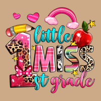 Little Miss First Grade Vintage Hoodie | Teevron