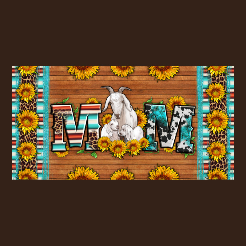 Mom Goat Sunflowers License Plate Heavy Core Tee by Artiststas | Teevron
