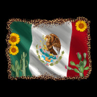 Mexico Flag Sunflower Cactus Ladies Tee | Teevron