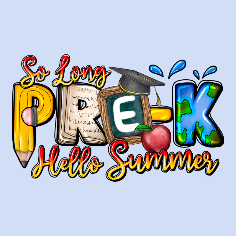 So Long Pre K Hello Summer Urban Hoodie by CowhideDigitalArt | Teevron