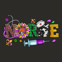 Mardi Gras Nurse Leopard Cowhide Glitter Heavy Core Tee | Teevron