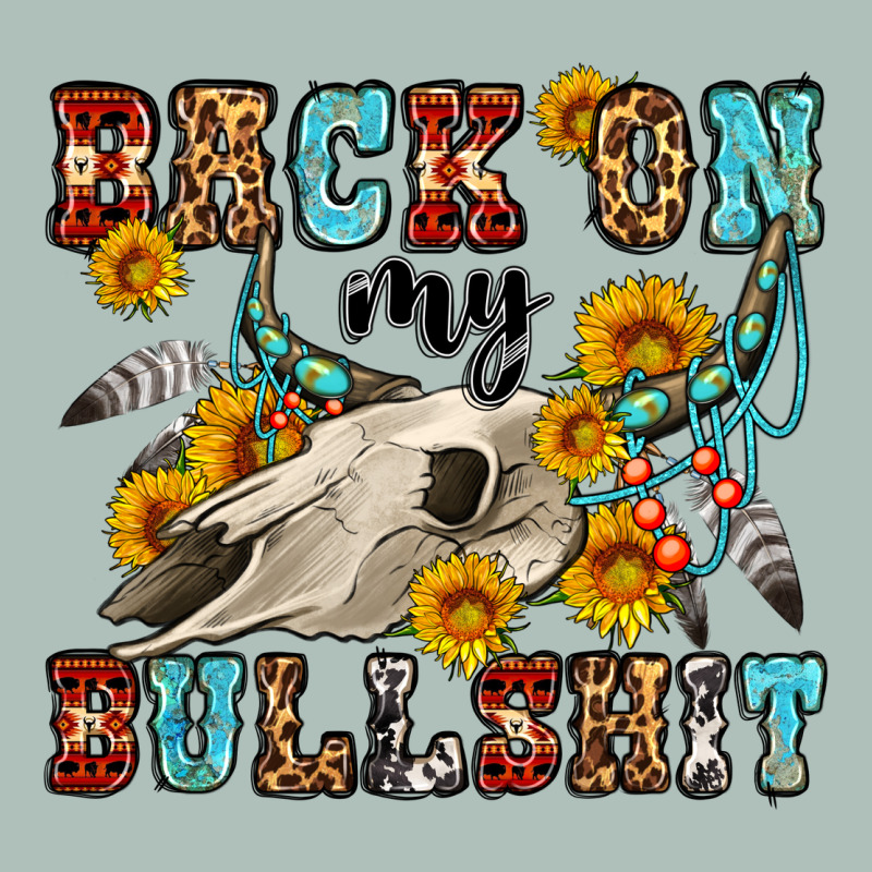 Back On My Bullshit Western Olivia Heavyweight Hoodie by OliviaCreatesArt | Teevron