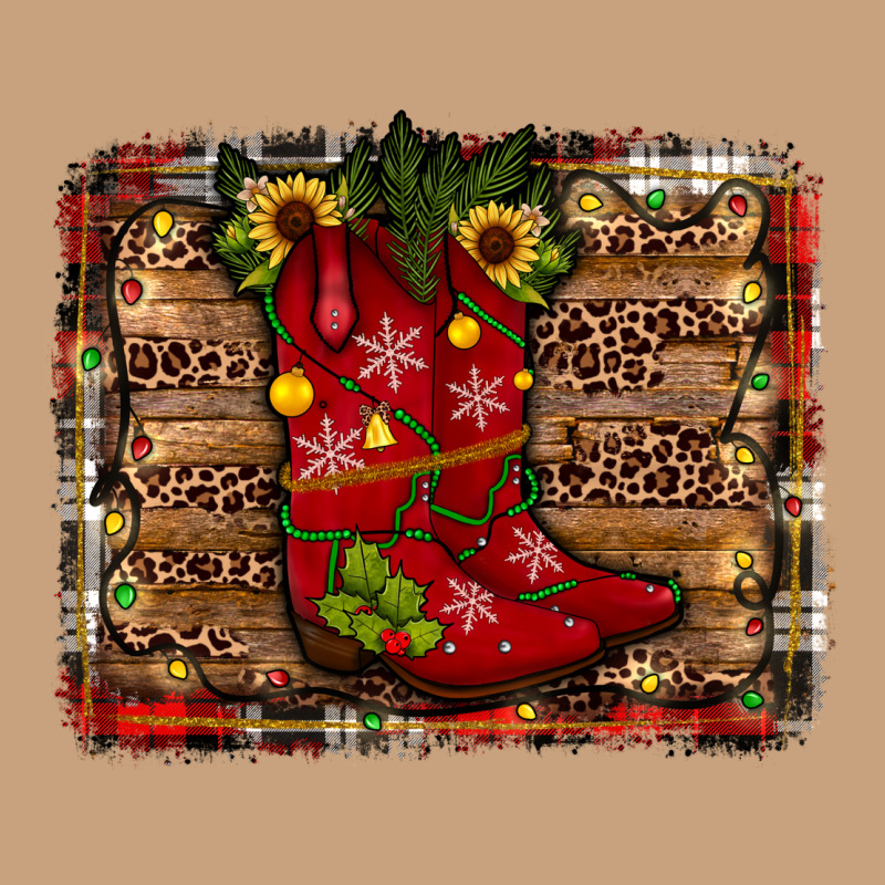Cowboy Boots Christmas Vintage Tee by JahusDesignShop | Teevron