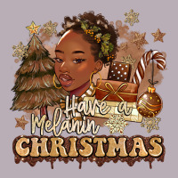 Have A Melanin Christmas  Black Woman Vintage Tee | Teevron