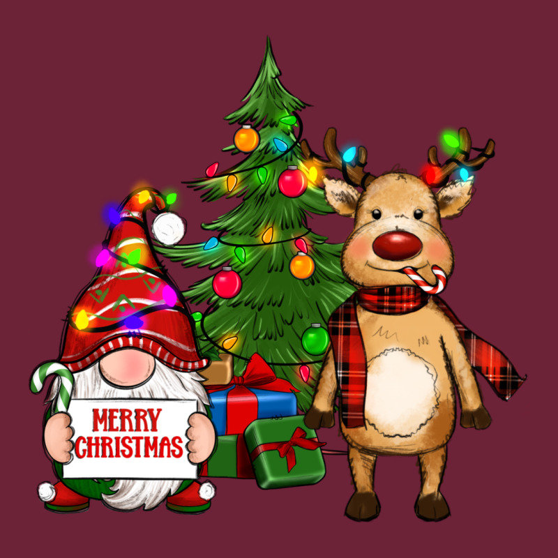 Merry Christmas Gnomes, Reindeer Long Sleeve Tee by RanaPortraitStore | Teevron