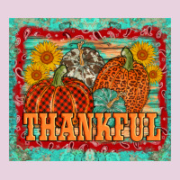 Pumpkin Sunflower Tumbler Ladies Tee | Teevron
