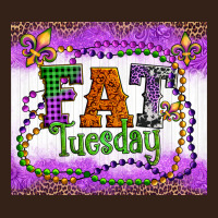 Fat Tuesday Fleur De Lis And Mardi Gras Beads Heavy Core Tee | Teevron