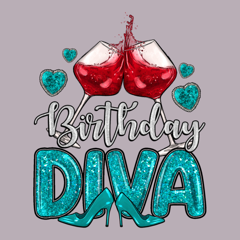 Birthday Diva Turquoise Vintage Tee by MaliasSmallBusiness | Teevron