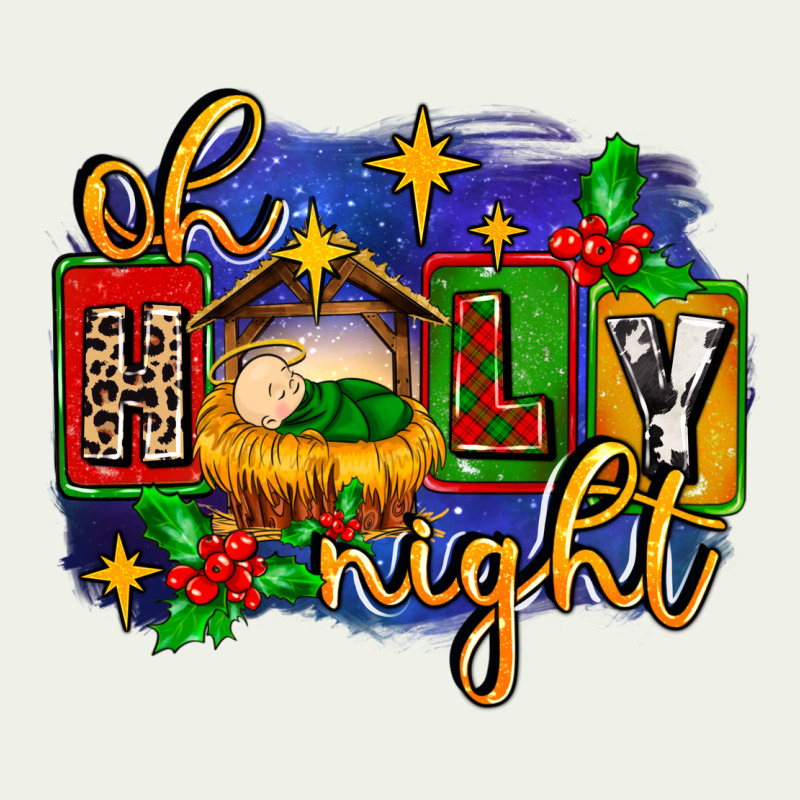 Oh Holy Night With Baby Jesus For Christmas Urban Heavy Tee by MaliasSmallBusiness | Teevron