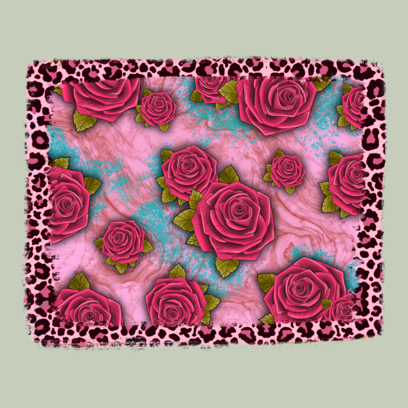 Pink Rose Leopard Background Classic Tee by JahusDesignShop | Teevron