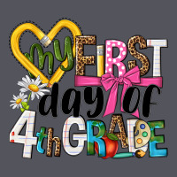 My First Day Of 4th Grade Vintage Hoodie | Teevron