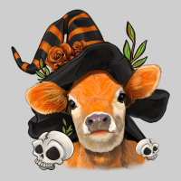 Halloween Witch Cow Premium Tee | Teevron
