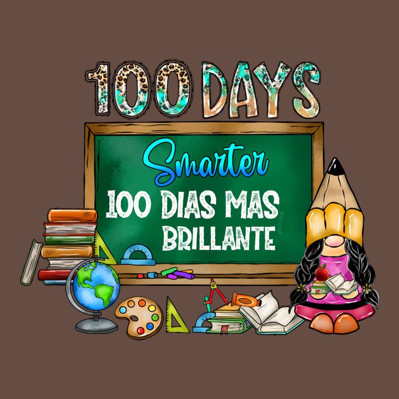 100 Days Smarter 100 Dias Mas Brillante Long Sleeve Tee by SublimationCraftShop | Teevron