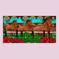 Horses Roses Ann Cactuses License Plate Ladies Tee | Teevron