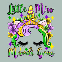 Little Miss Mardi Gras Unicorn  Olivia Heavyweight Hoodie | Teevron