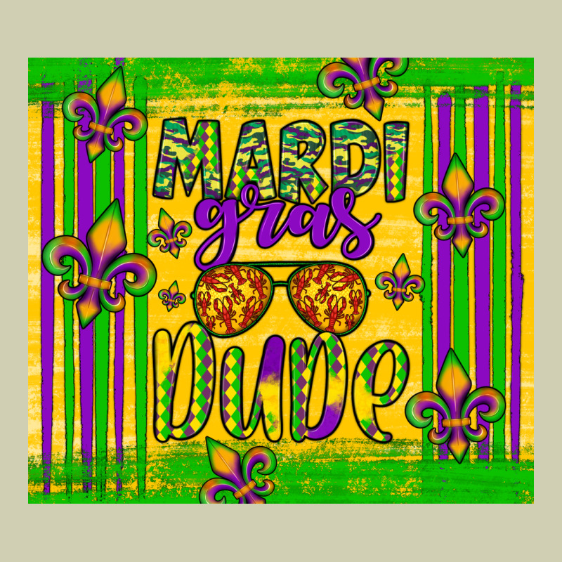 Mardi Gras Dude Heavy Core Tee by Artiststas | Teevron