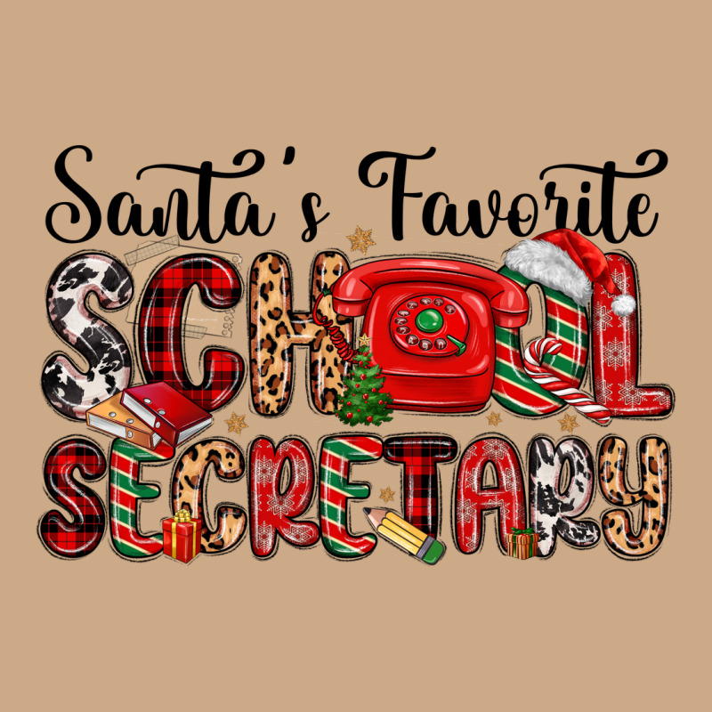 Santa S Favorite Coffee School Secretary Vintage Hoodie by MaliasSmallBusiness | Teevron