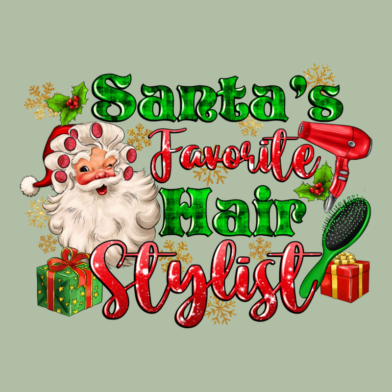Santas Favorite Hair Stylist Urban Heavy Tee by MaliasSmallBusiness | Teevron