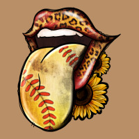 Softball Tongue Vintage Hoodie | Teevron