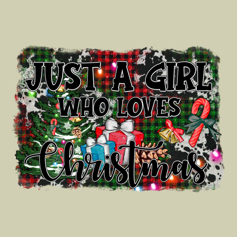 Just A Girl Who Loves Christmas Heavy Core Tee by AdoDesignShop | Teevron