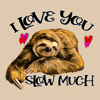 Valentine Sloth, I Love You Slow Much Heavyweight Sweatshirt | Teevron