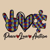 Peace Love Autism Heavyweight Sweatshirt | Teevron