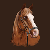 Horse Portrait Heavy Core Tee | Teevron