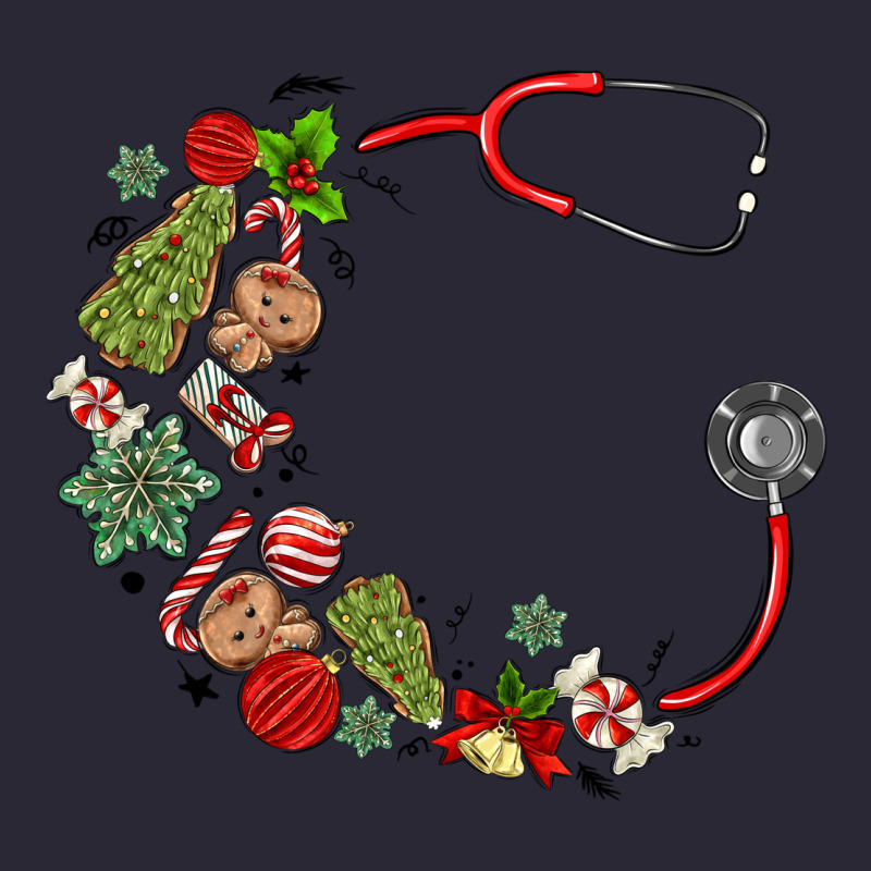 Custom Name Christmas Stethoscope Vintage Tee by MaliasSmallBusiness | Teevron