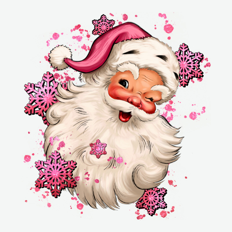 Pink Christmas Santa Claus Urban Heavy Tee by MaliasSmallBusiness | Teevron