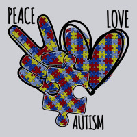 Peace Love Autism Heavyweight Sweatshirt | Teevron