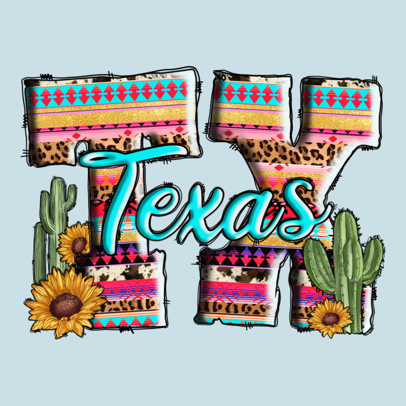Texas Tx Aztec Cactus Leopard Ladies Tee by AdoDesignShop | Teevron