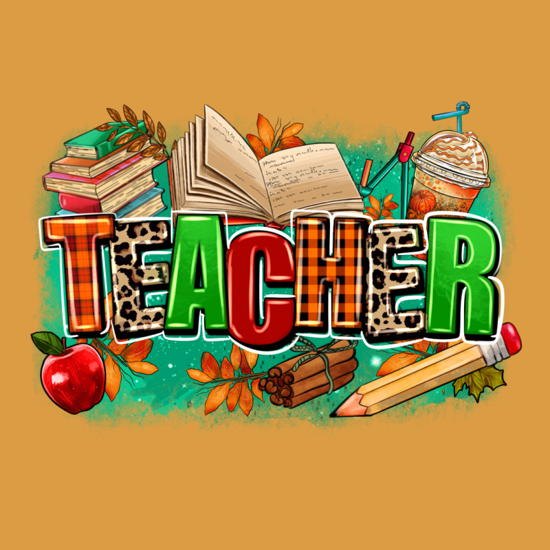 Teacher Fall Urban Heavy Tee by MaliasSmallBusiness | Teevron
