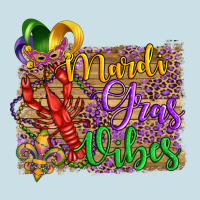 Mardi Gras Vibes Crawfish Mask And Fleur De Lis Ladies Tee | Teevron