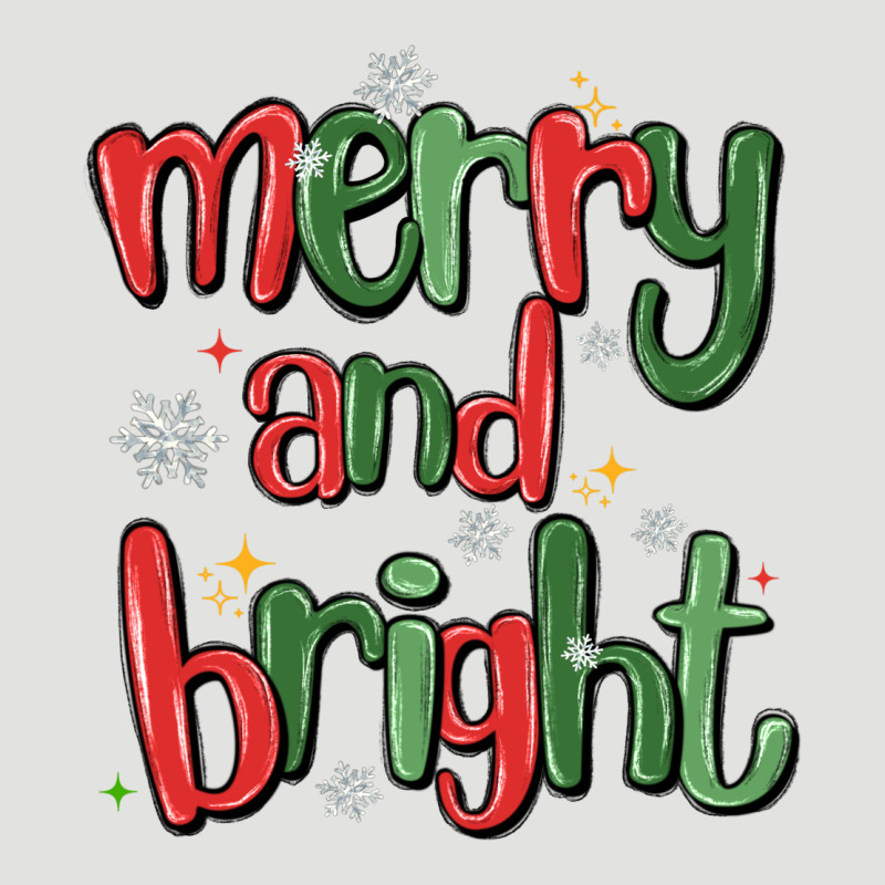 Merry And Bright Classic Tee by MaliasSmallBusiness | Teevron