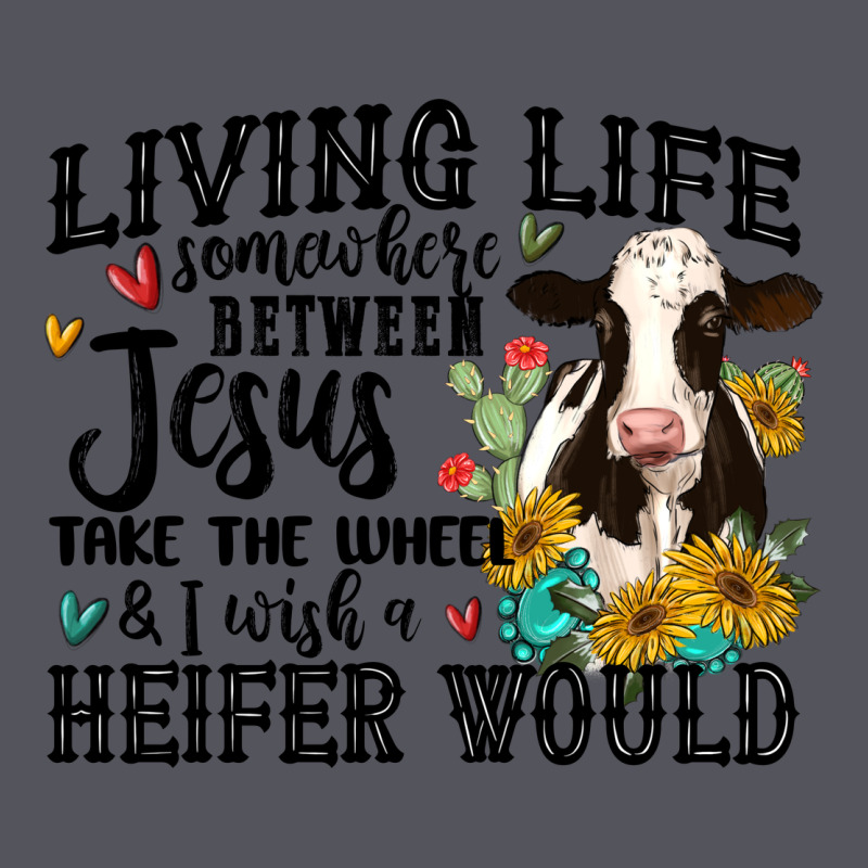 Living Life Somewhere Between Jesus Take The Wheel Vintage Hoodie by MaliasSmallBusiness | Teevron