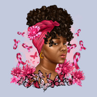 Breast Cancer Afro Woman Long Sleeve Tee | Teevron