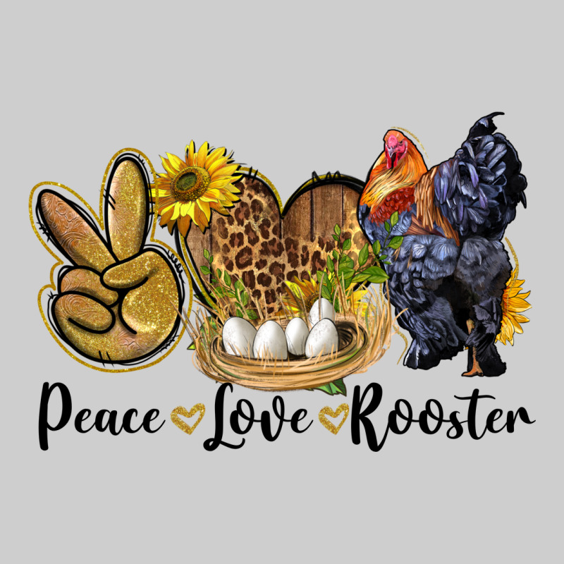 Peace Love Rooster Premium Tee by LillyAllenDesigns | Teevron