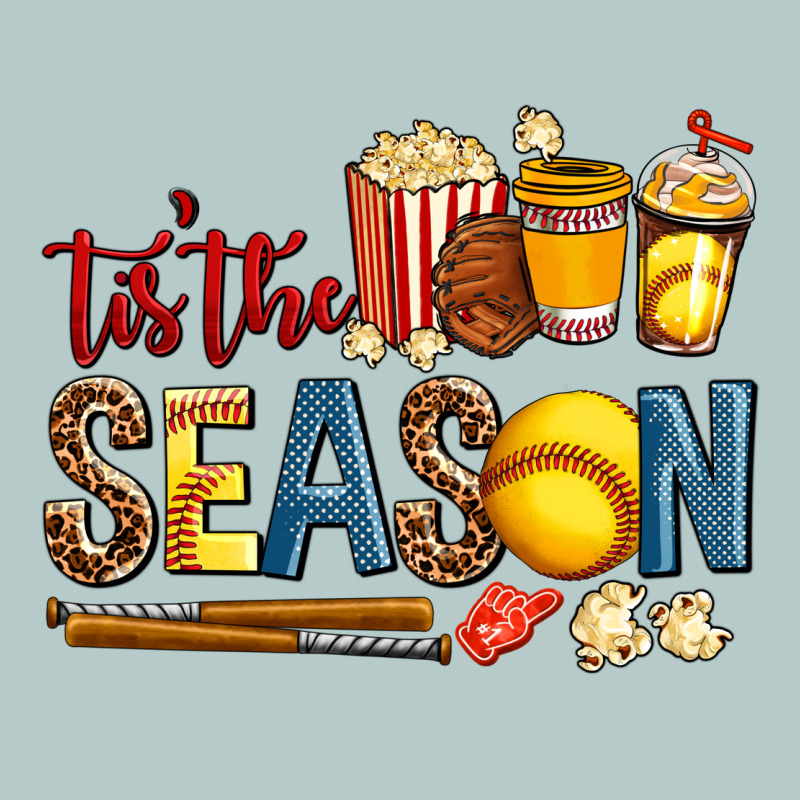Tis The Season Softball Heavy Core Tee by AdoDesignShop | Teevron