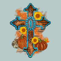 Thanksgiving Cross Pumpkin Sunflower Heavy Core Tee | Teevron