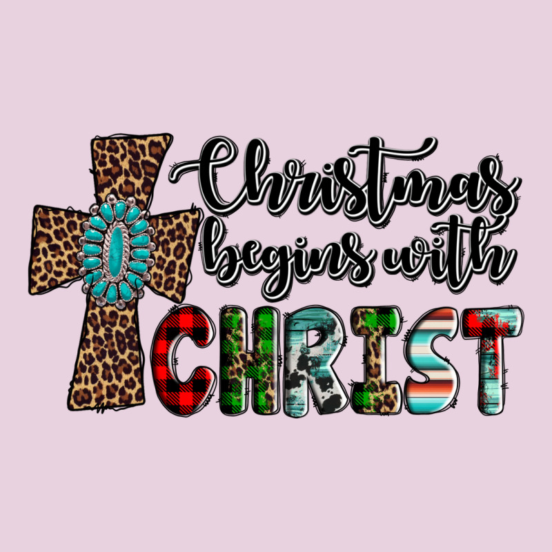 Christmas Begins With Christ Ladies Tee by AdoDesignShop | Teevron