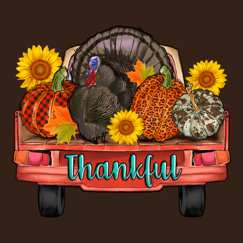 Thankful Turkey Truck Heavy Core Tee by AdoDesignShop | Teevron