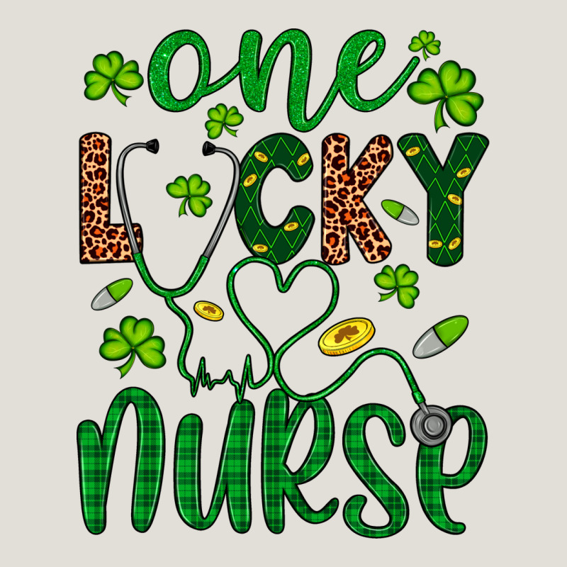 Leopard Glitter One Lucky Nurse Heavy Core Tee by Artiststas | Teevron