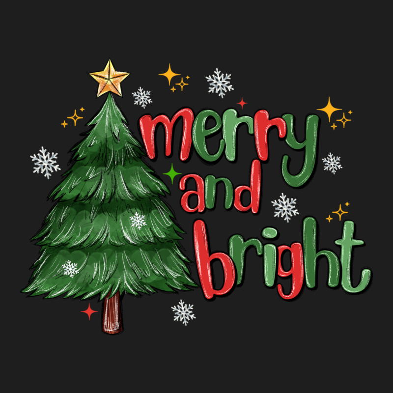 Merry And Bright Classic Tee by MaliasSmallBusiness | Teevron