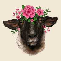 Suffolk Ewe Sheep With Floral Headdress Premium Tee | Teevron
